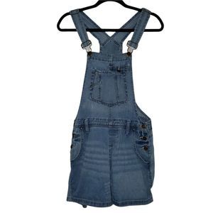 l.e.i. womens overalls blue jean denim light A1.17